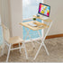 Levede Foldable Computer Desk Office Study Desk Oak-2050056911830781959