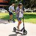 MONVELO Folding Scooter Dual Large Wheels Black-1950770003473207302
