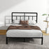 Levede Double Bed Frame Metal Base Platform Headboard Heavy Duty Mass Storage-2050056771011219463