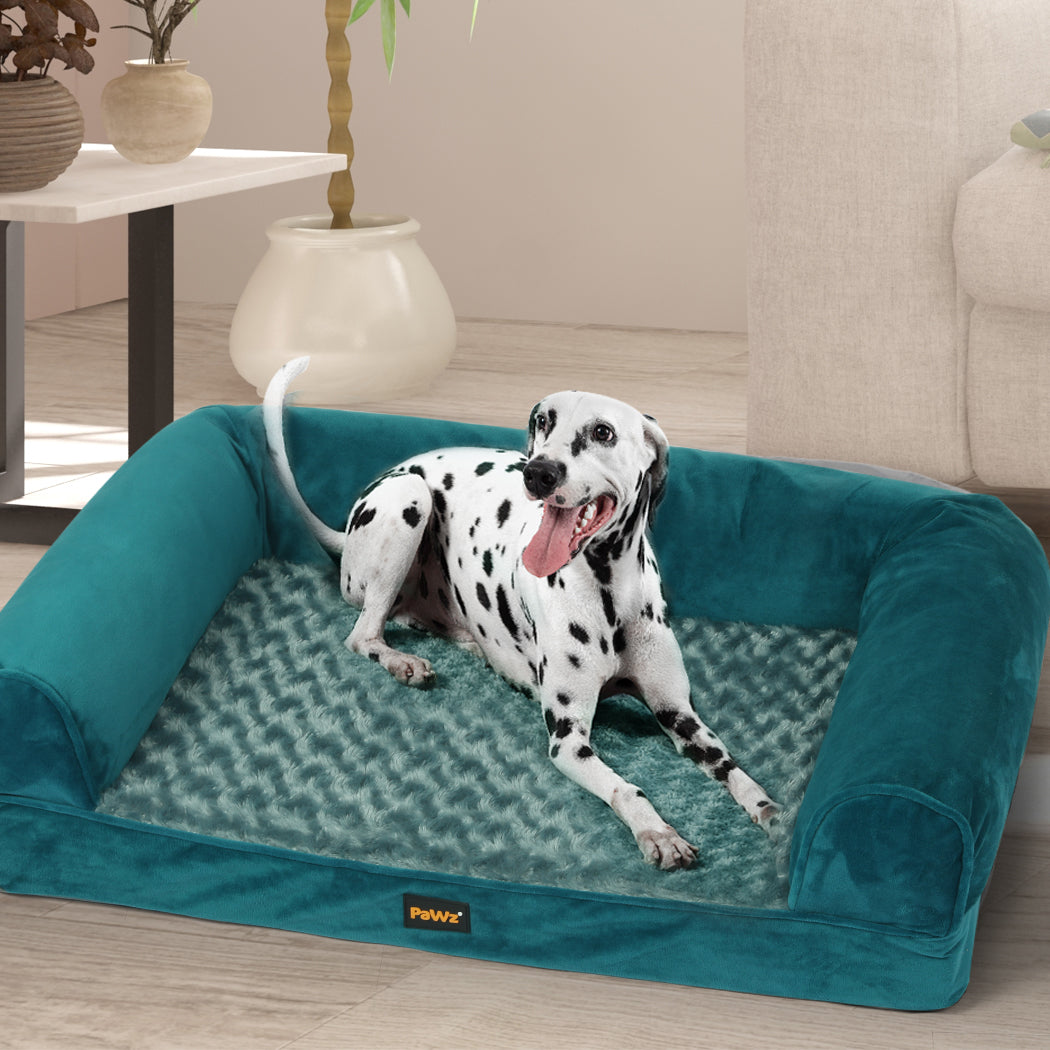 PaWz Pet Bed Sofa Dog Bedding Soft Warm XXL Blue XX-Large-2065254553141514247