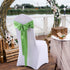 20 Green Fabric Chair Sashes Covers Grass Green-1864183520612716550