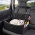 Pawz Large Dog Car Seat Booster Plush Dual-Side Portable Travel Bed Black-2100034993047867399