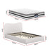 Giselle 21cm Bonnell Pillow Top Mattress Artiss Double Boucle Bed Frame Set