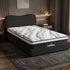 32cm Euro Top King Single Mattress 5-Zone and Artiss Boucle Bed Frame Set