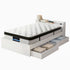 Single Bed Frame & Mattress Bundle – Storage Headboard, USB/Type‑C, Euro Top