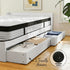 Single Bed Frame & Mattress Bundle – Storage Headboard, USB/Type‑C, Euro Top