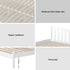 Giselle Single Mattress and Artiss Bed Frame Set White Solid Pine with 16cm Mattress