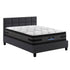 Queen Bed Frame and Mattress Bundle 36cm Dual-Sided Gel Memory Foam Euro Top