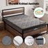 18cm Queen Mattress Pillowtop and Artiss Metal Bed Frame Set With 2 drawers