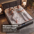 Giselle Queen 34cm 5-Zone Euro Top Pocket Spring Mattress with 2 Natural Latex Contour Pillows