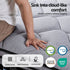 Giselle King 34cm Euro Top Pocket Spring Mattress with 2 Feather Down Pillows Set