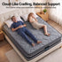 Giselle King 34cm Euro Top Pocket Spring Mattress with 2 Feather Down Pillows Set