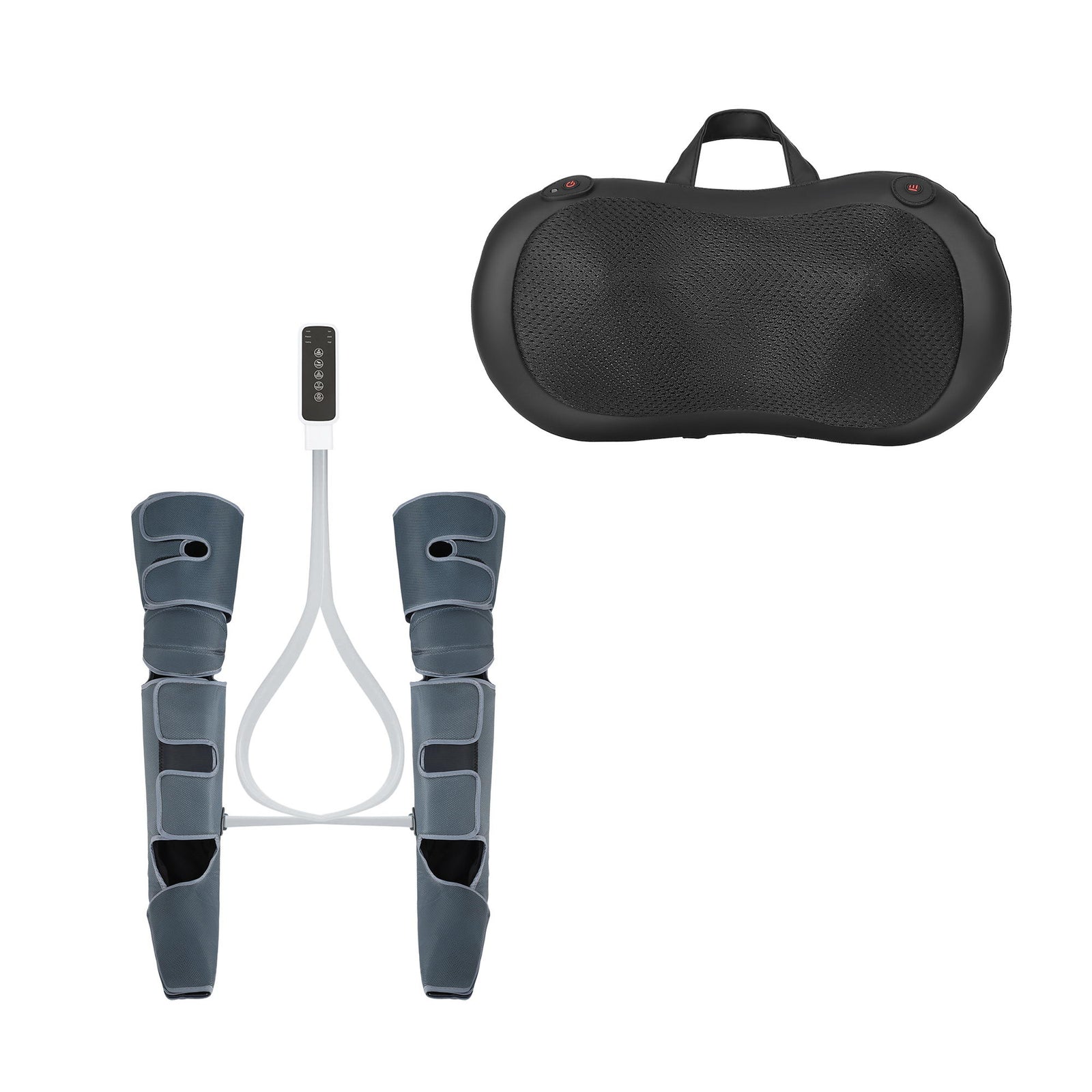 Leg Foot Massager Air Compression With Back Neck Massager Heat