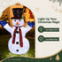 Christmas Lights 330 LED Fairy Light 3pcs Snowman Decorations Set