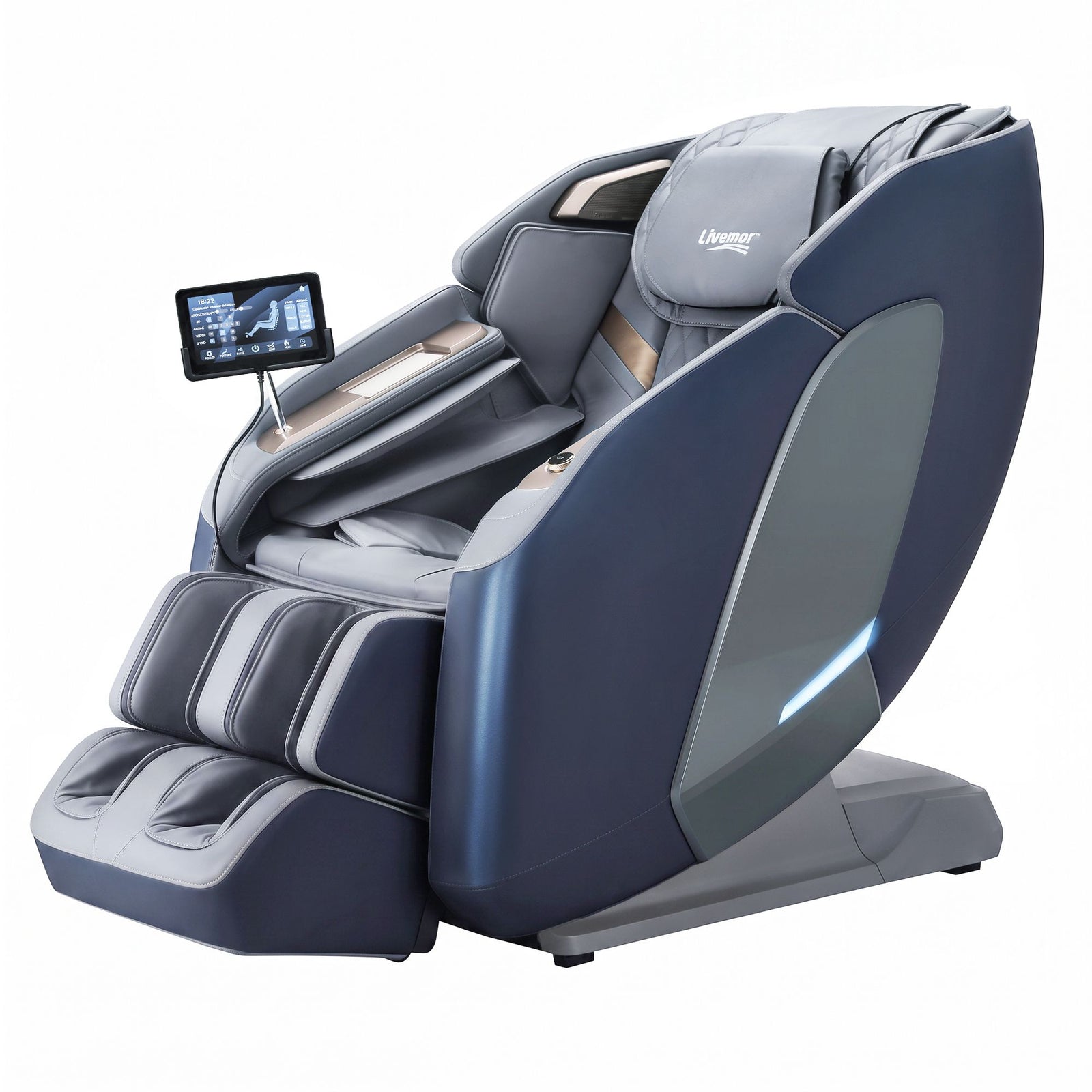 4D Massage Chair Recliner SL Track Full Body Zero Gravity AI Scan Melisa