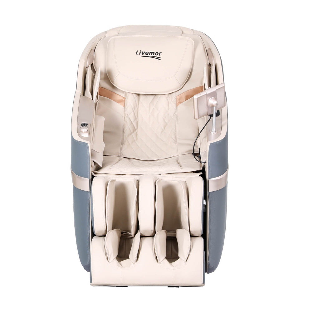 Livemor 4D Massage Chair Recliner SL Track Full Body Zero Gravity Massager Heated AI Body Scan SINA