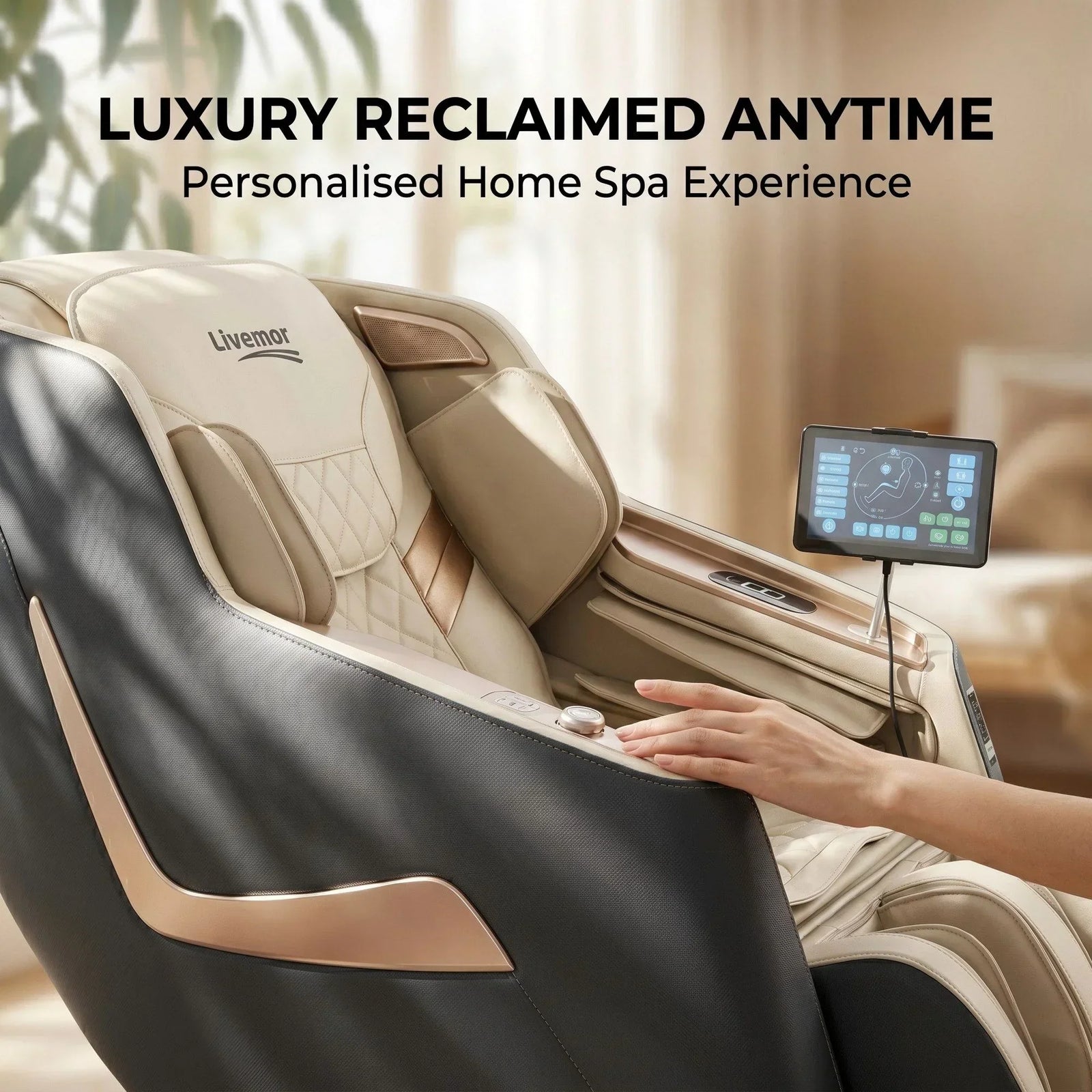 Massage Chair Electric Recliner Home Massager 3D Opal
