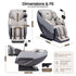 Livemor Elite Pro 4D Massage Chair with AI Wellness Detection & AI Body Scan, Zero Gravity, Full Body Air Compression, Extended SL Track, 12 Auto Programs, Professional Foot Massage, Waist Heating, Voice Control