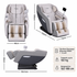 Flex Massage Chair Full Body Zero Gravity with Heat Recliner Home Massager Brisa