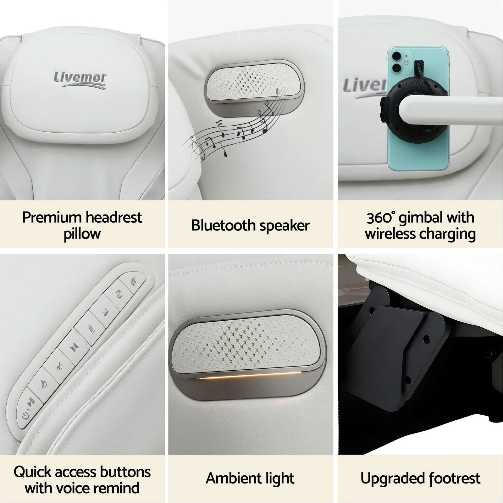 Massage Chair Electric Vibration Recliner Chair ZENO