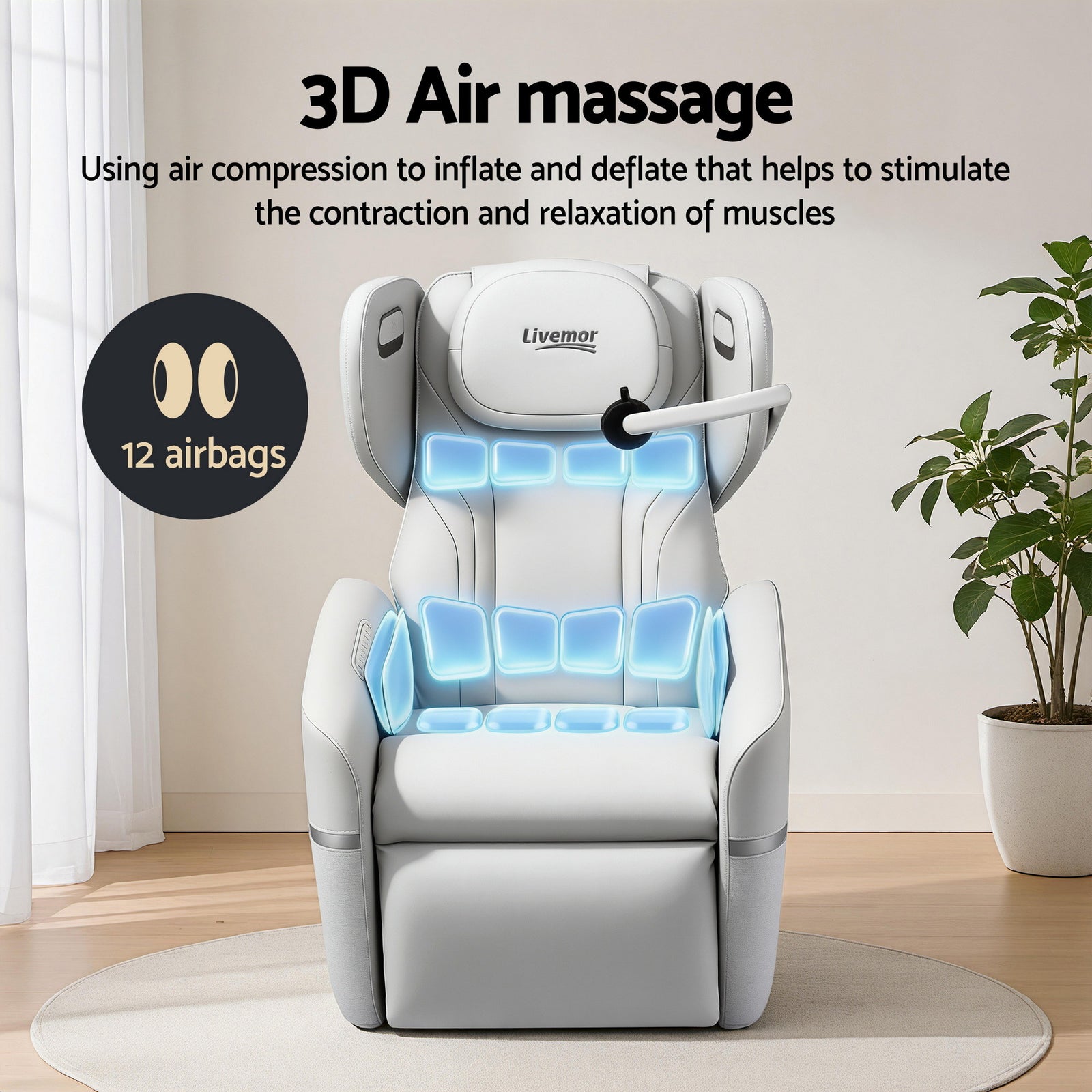 Massage Chair Electric Vibration Recliner Chair ZENO