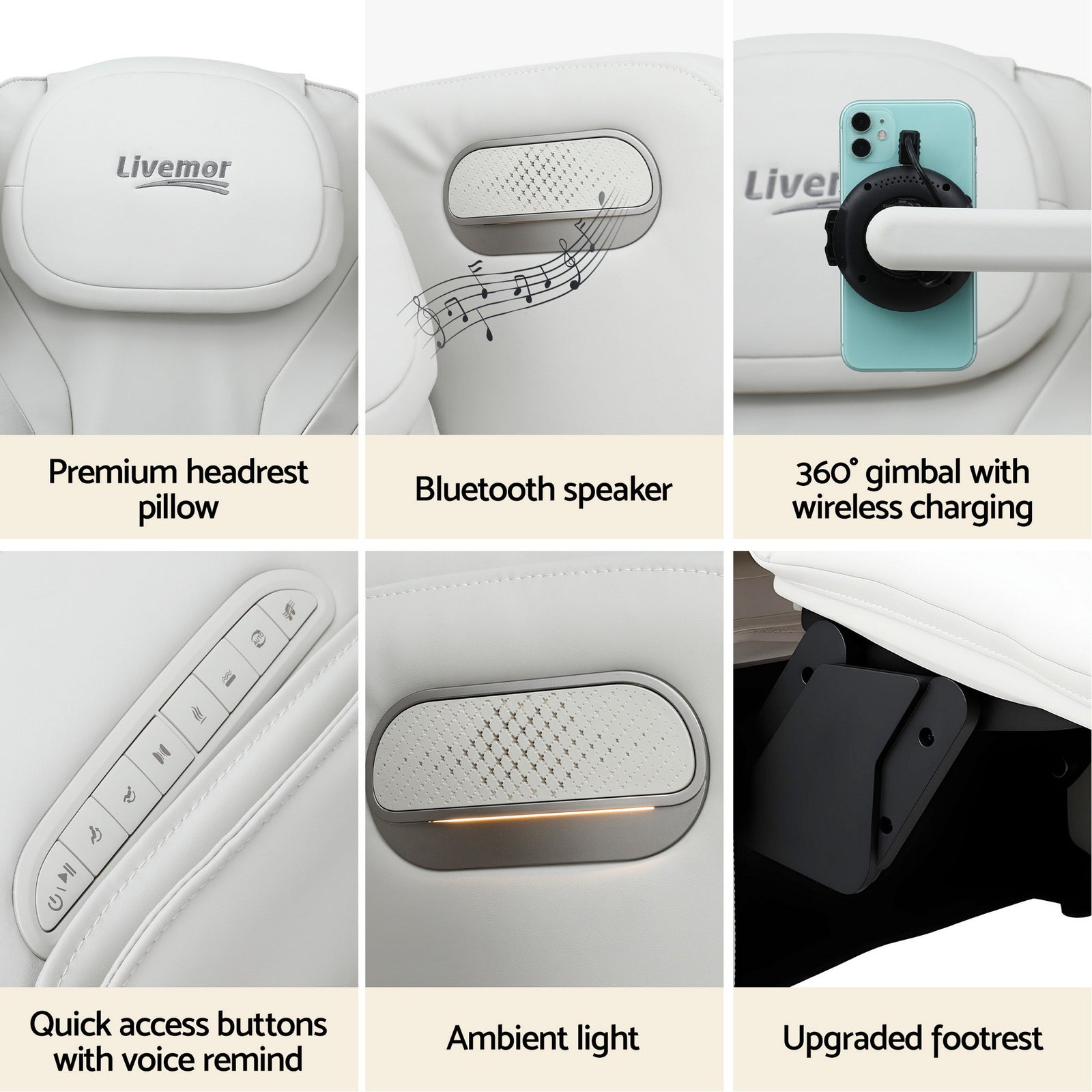 Massage Chair Electric Vibration Recliner Chair ZENO