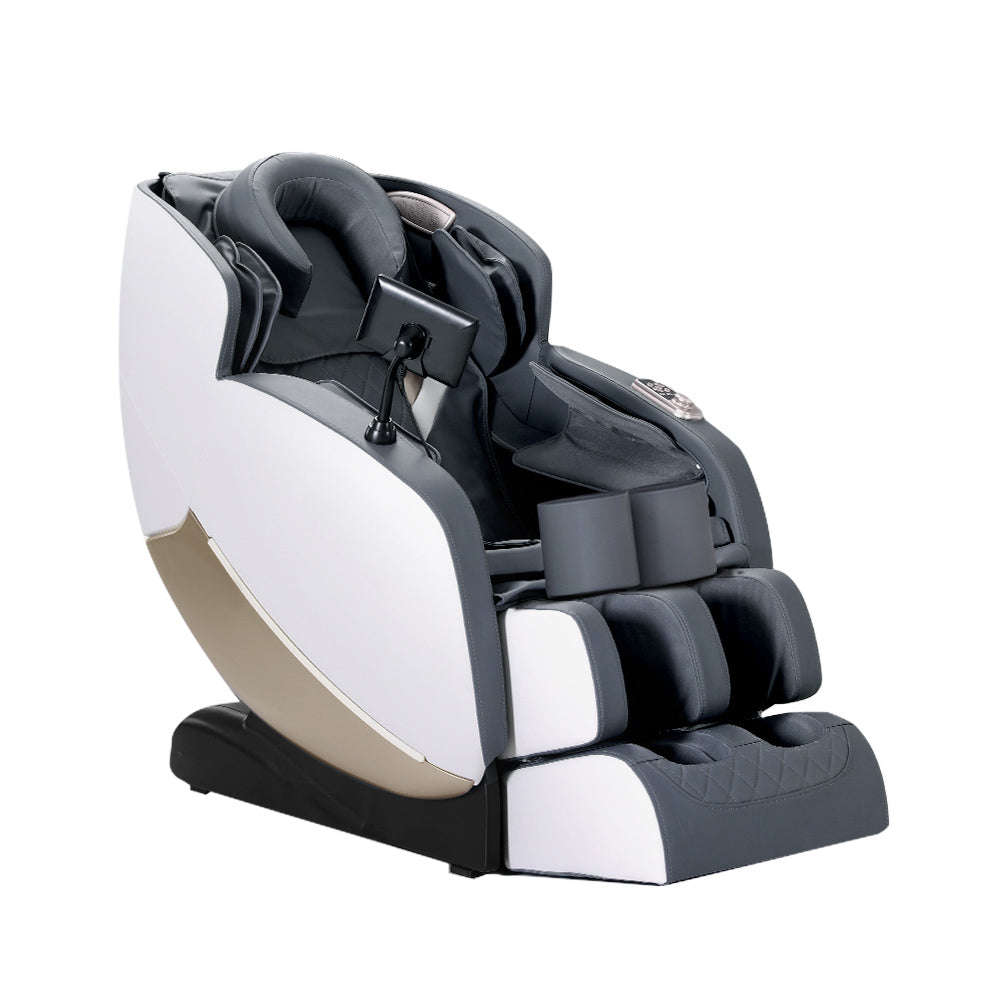 Electric Massage Chair Zero Gravity Recliner Heated Full Body Grey