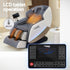 Electric Massage Chair Zero Gravity Recliner Heated Full Body Grey