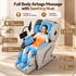 Livemor VEGA Full Body Massage Chair, Foot Roller, Heat & Airbag Compression