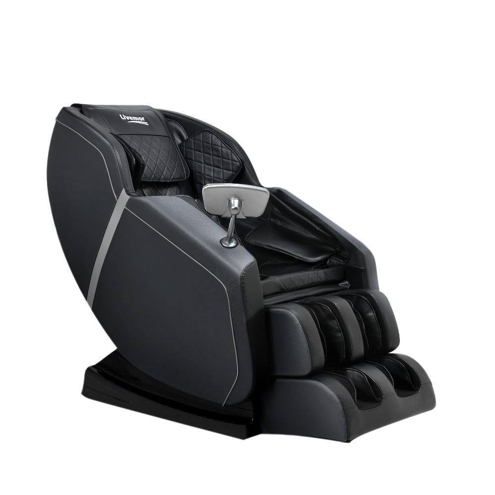 Zero Gravity Massage Chair with Heat Bluetooth Full Body Recliner Black