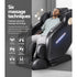 Massage Chair Electric Recliner Massager Black Ozeni
