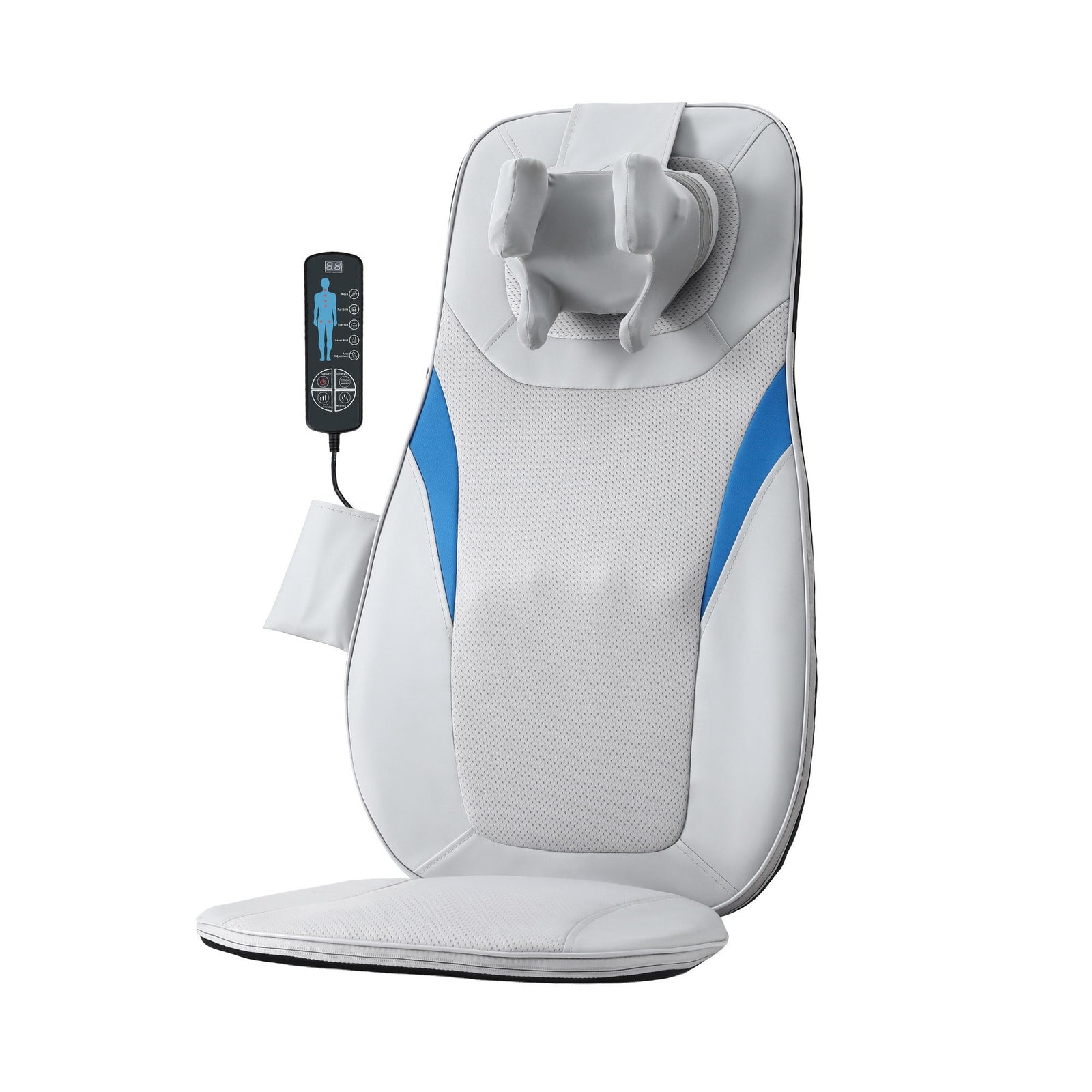 Full Back Massage Cushion 3D Kneading Heating Massage Seats