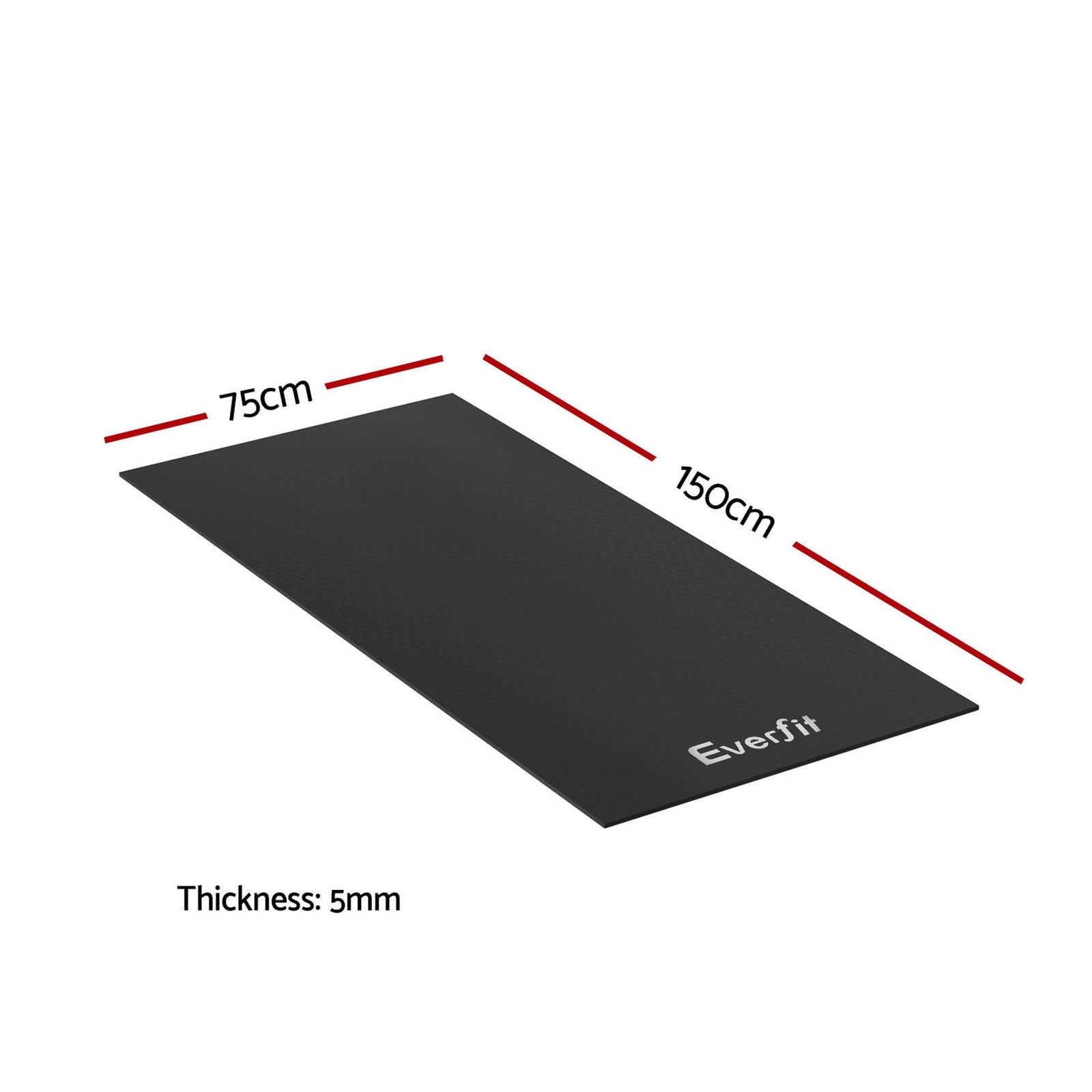 Everfit Exercise Equipment Mat Treadmill Floor Rug Home Gym Fitness Yoga 1.5M