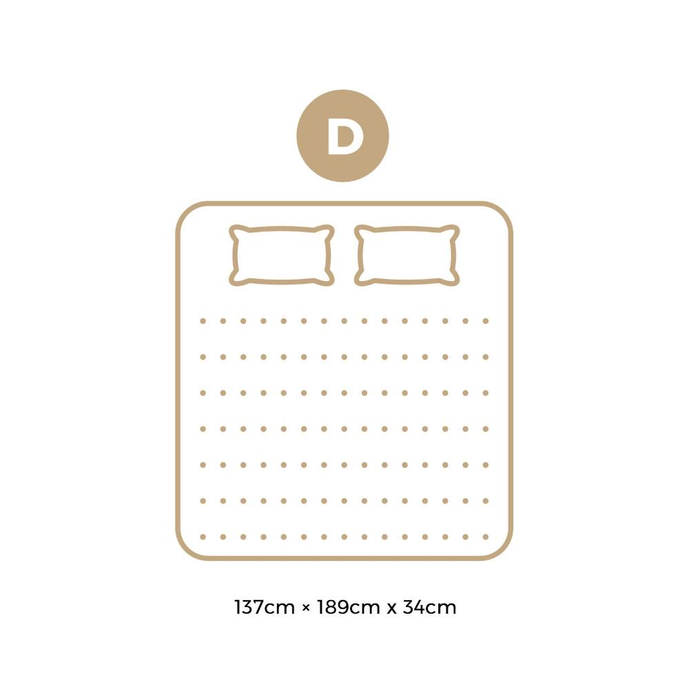 Double Mattress with Cool Gel Pocket Spring 34cm