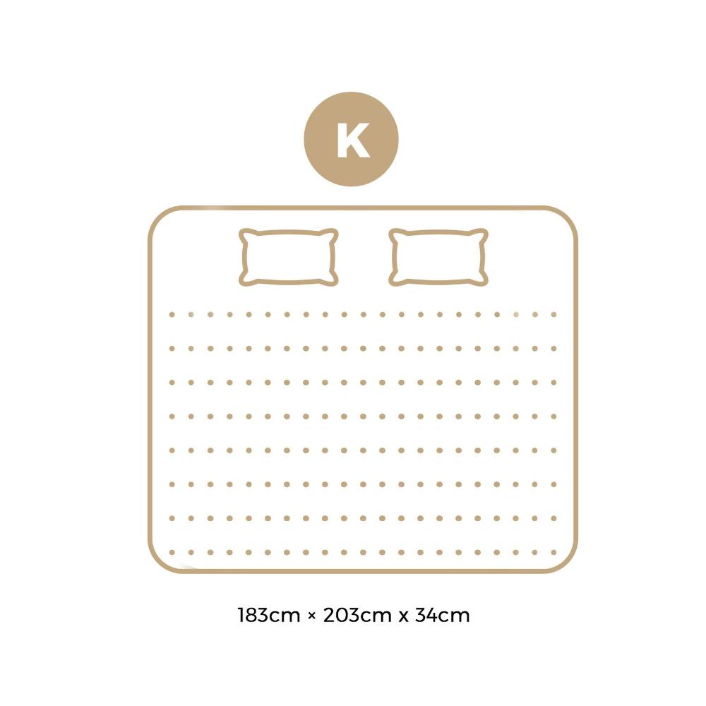 Bedding King Mattress with Cool Gel Pocket Spring 34cm