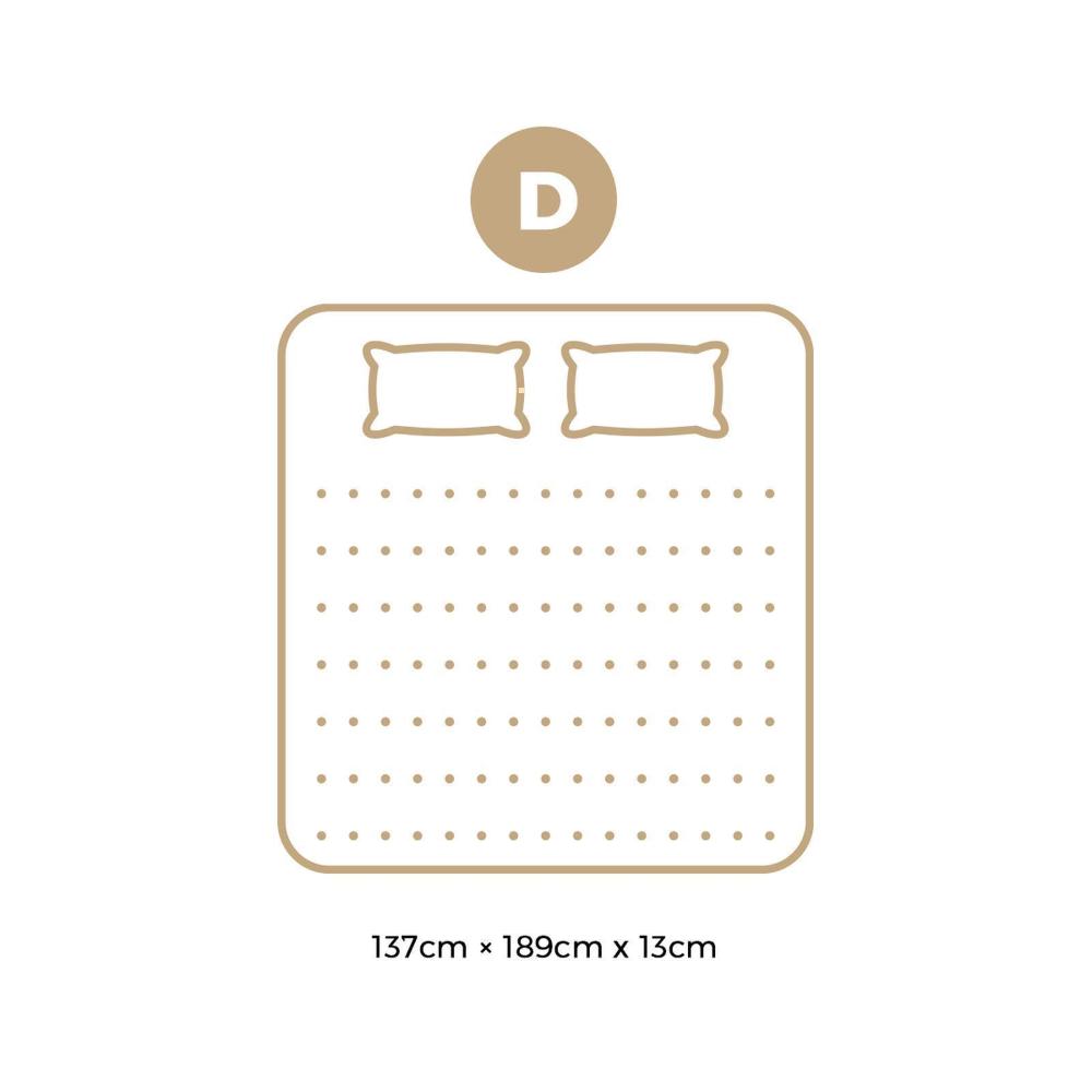 Double Mattress Tight Top Bonnell Spring Foam 13CM