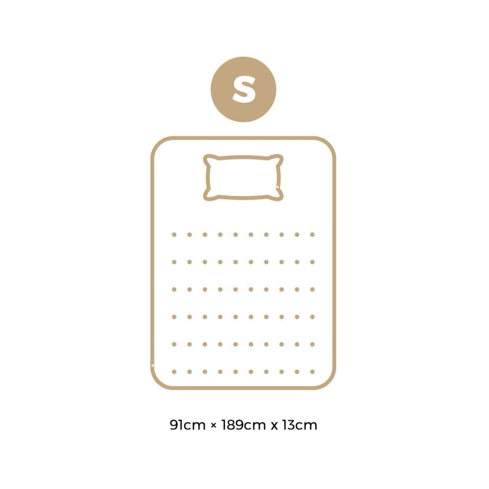 Single Mattress Tight Top Bonnell Spring Foam 13CM