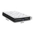King Single Mattress Cool Gel Foam Bonnell Spring Pillow Top 22cm