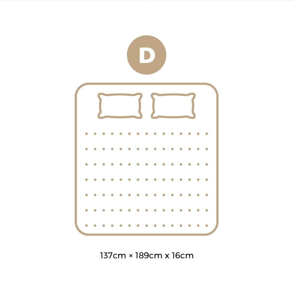 Double Mattress Boucle Bonnell Spring 16cm