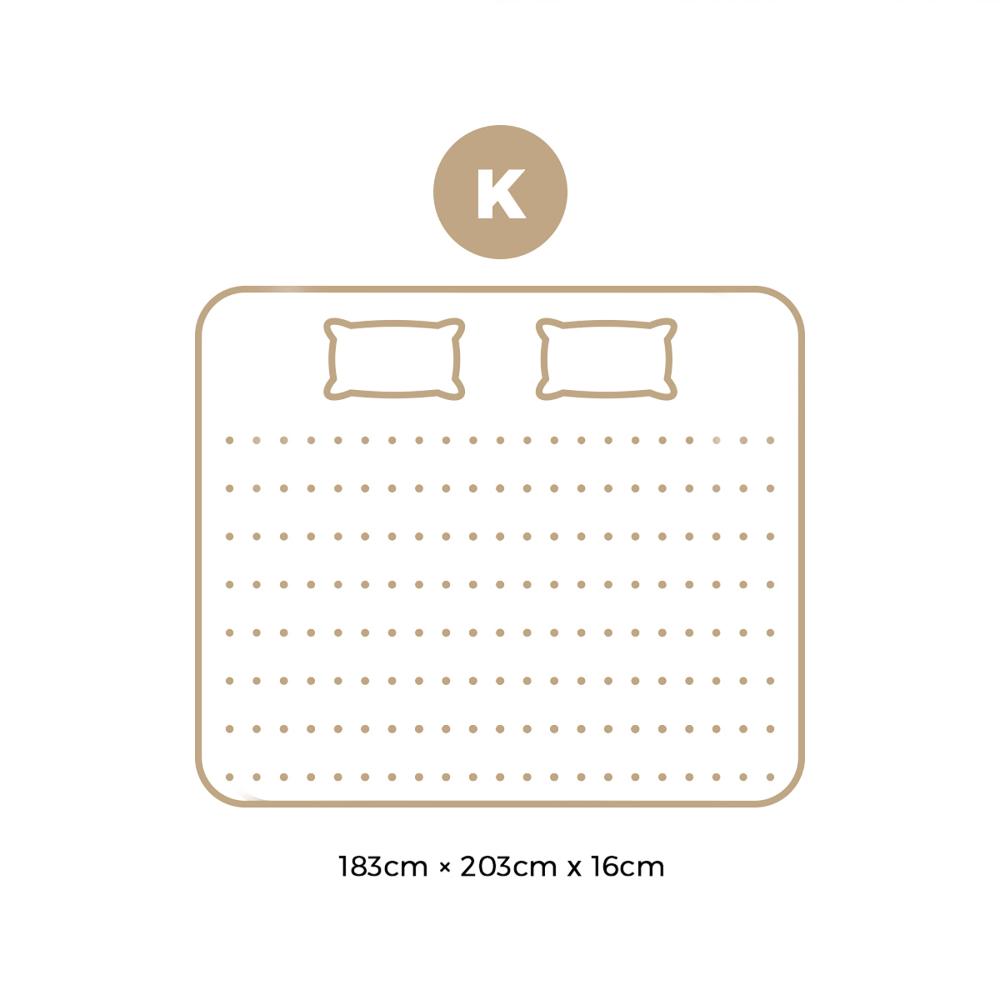 King Mattress Boucle Bonnell Spring 16cm
