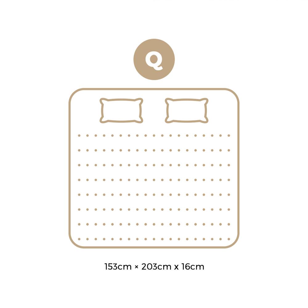 Queen Mattress Boucle Bonnell Spring 16cm
