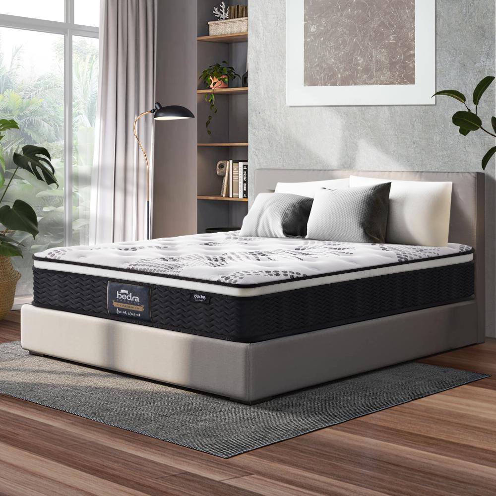 King Mattress Cool Gel Foam Euro Top Pocket Spring 22cm