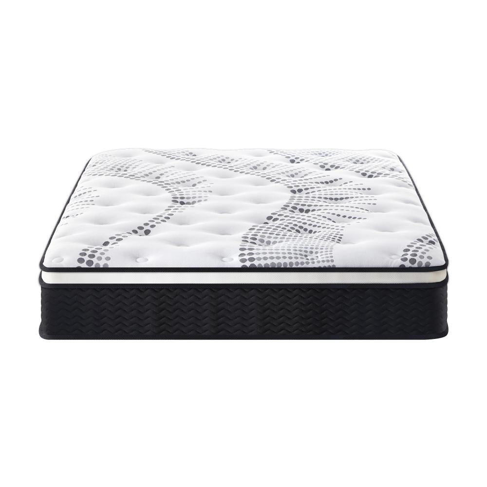 King Mattress Cool Gel Foam Euro Top Pocket Spring 22cm