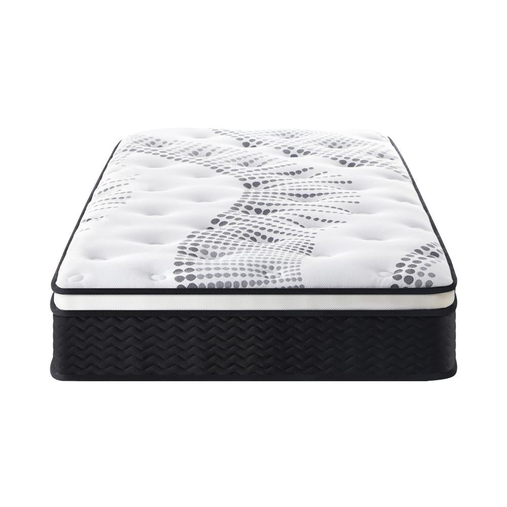 King Single Mattress Cool Gel Foam Euro Top Pocket Spring 22cm