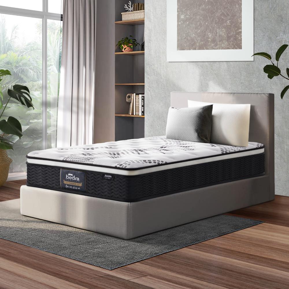 Single Mattress Cool Gel Foam Euro Top Pocket Spring 22cm