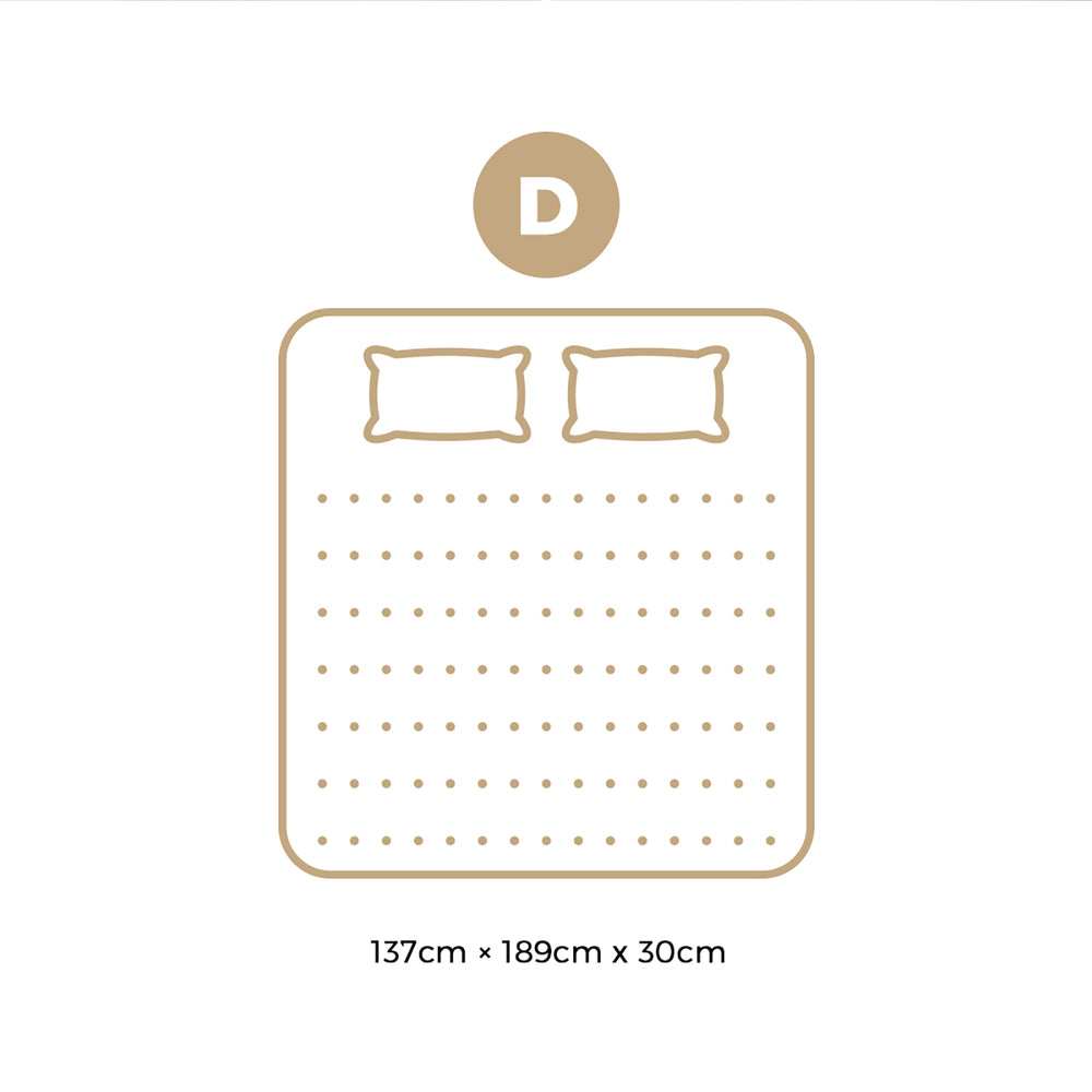 Double Mattress Luxury Foam Pocket Spring 30cm
