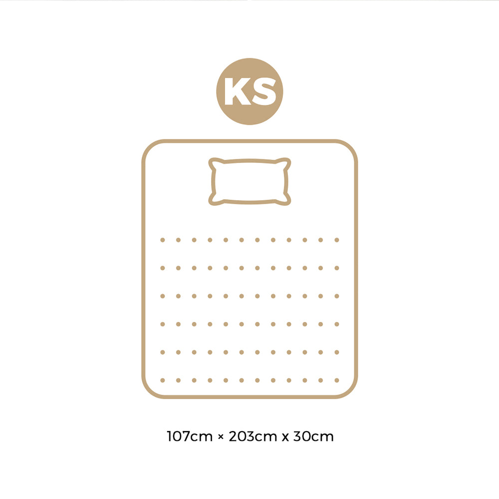 King Single Mattress Luxury Foam Pocket Spring 30cm