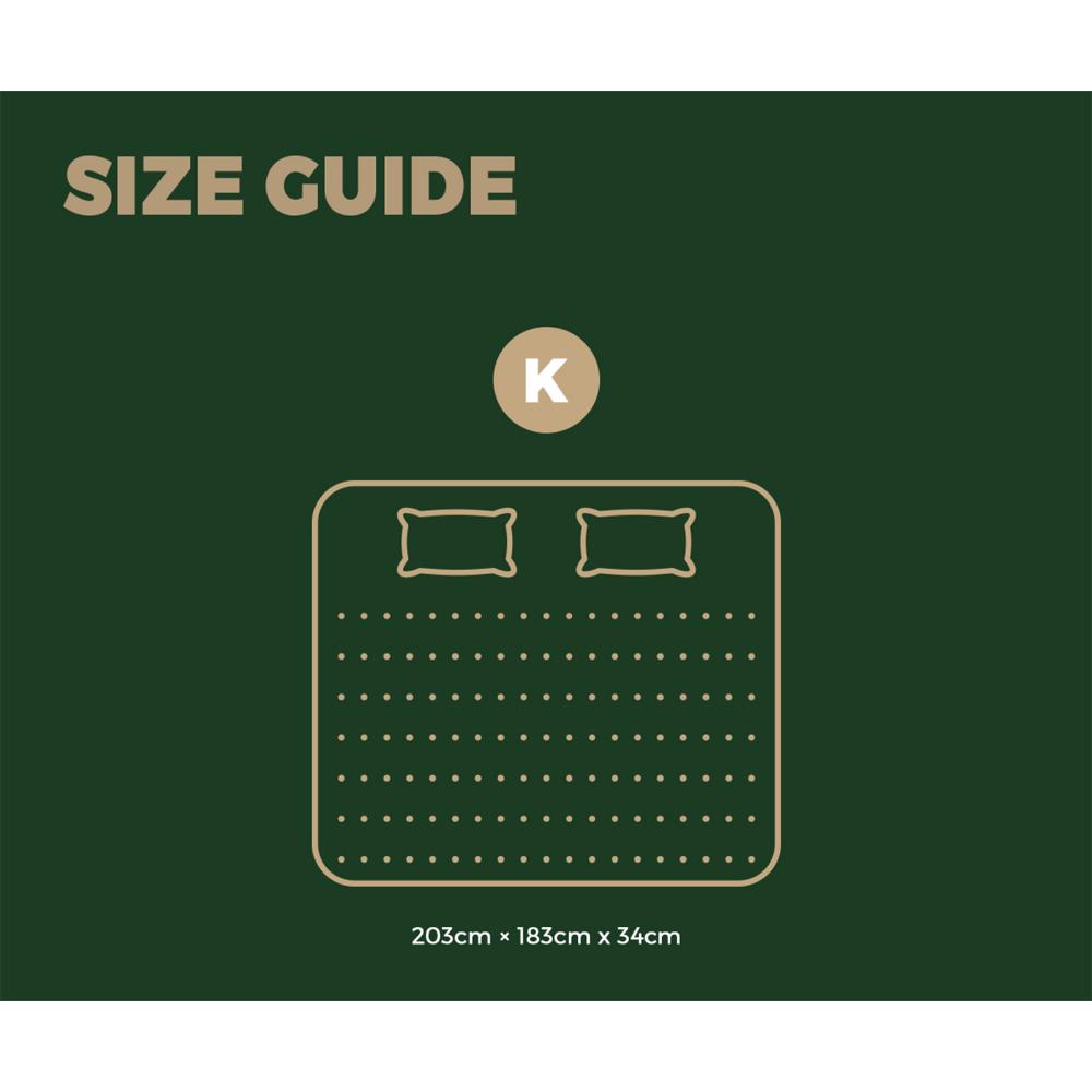 Euro Top King Mattress Breathable Spring 34cm
