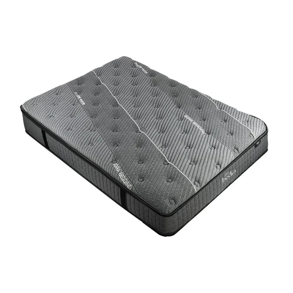 Queen Mattress 34cm – Euro Top Latex 7‑Zone Pocket Spring Medium‑Firm