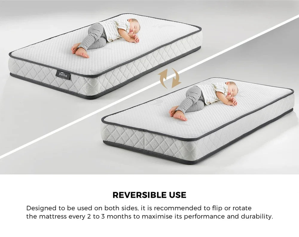 Baby Cot Mattress Reversible Bonnel Spring 13cm